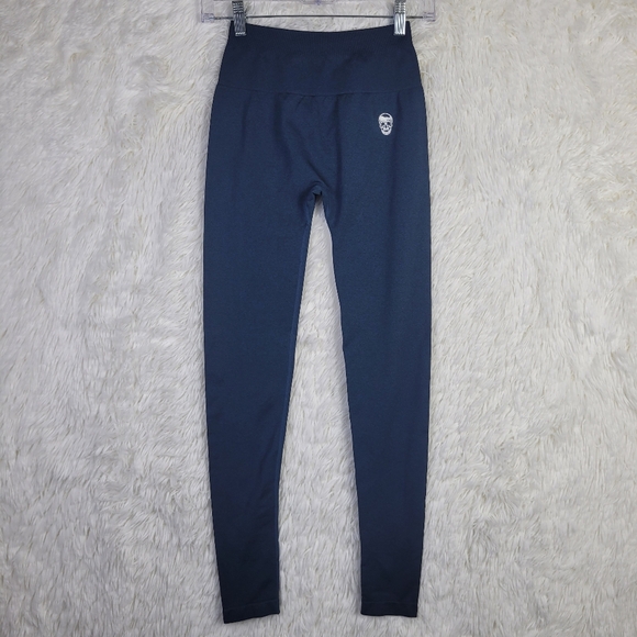 Small Gymreapers Heather Green Legging Athleisure Workout Gym - Picture 1 of 8